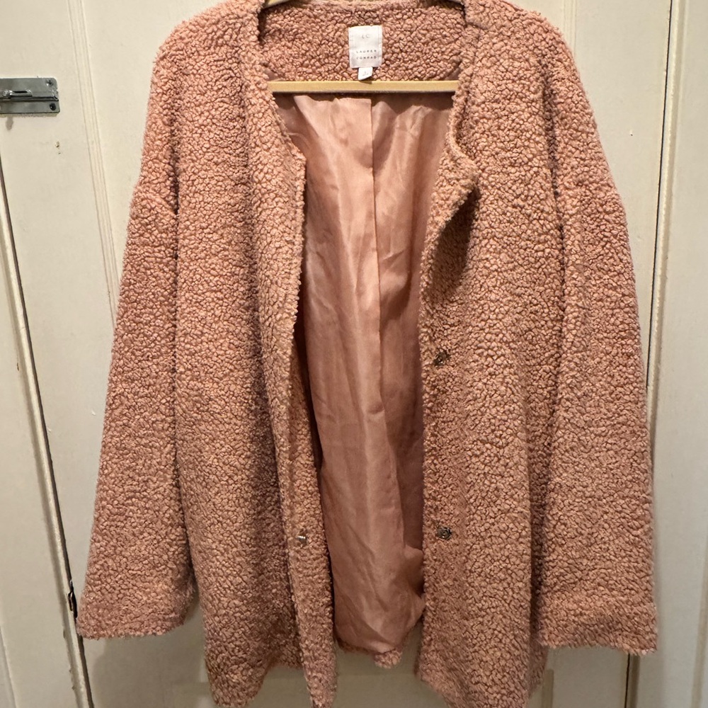 LC Pink Teddy Coat